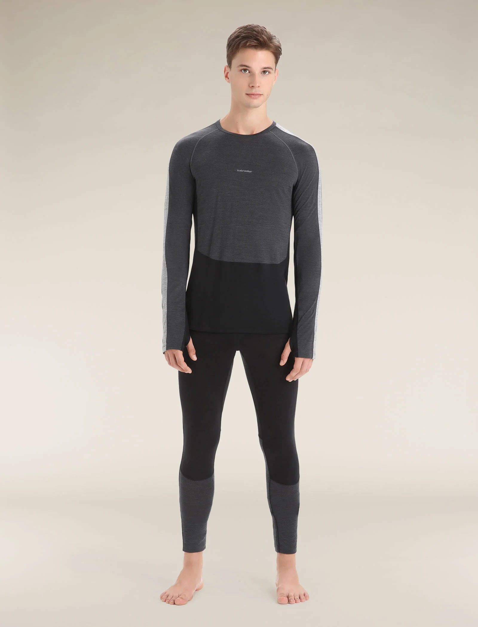 Men’s 125 ZoneKnit™ Long Sleeve Crew Thermal Top - Image 3